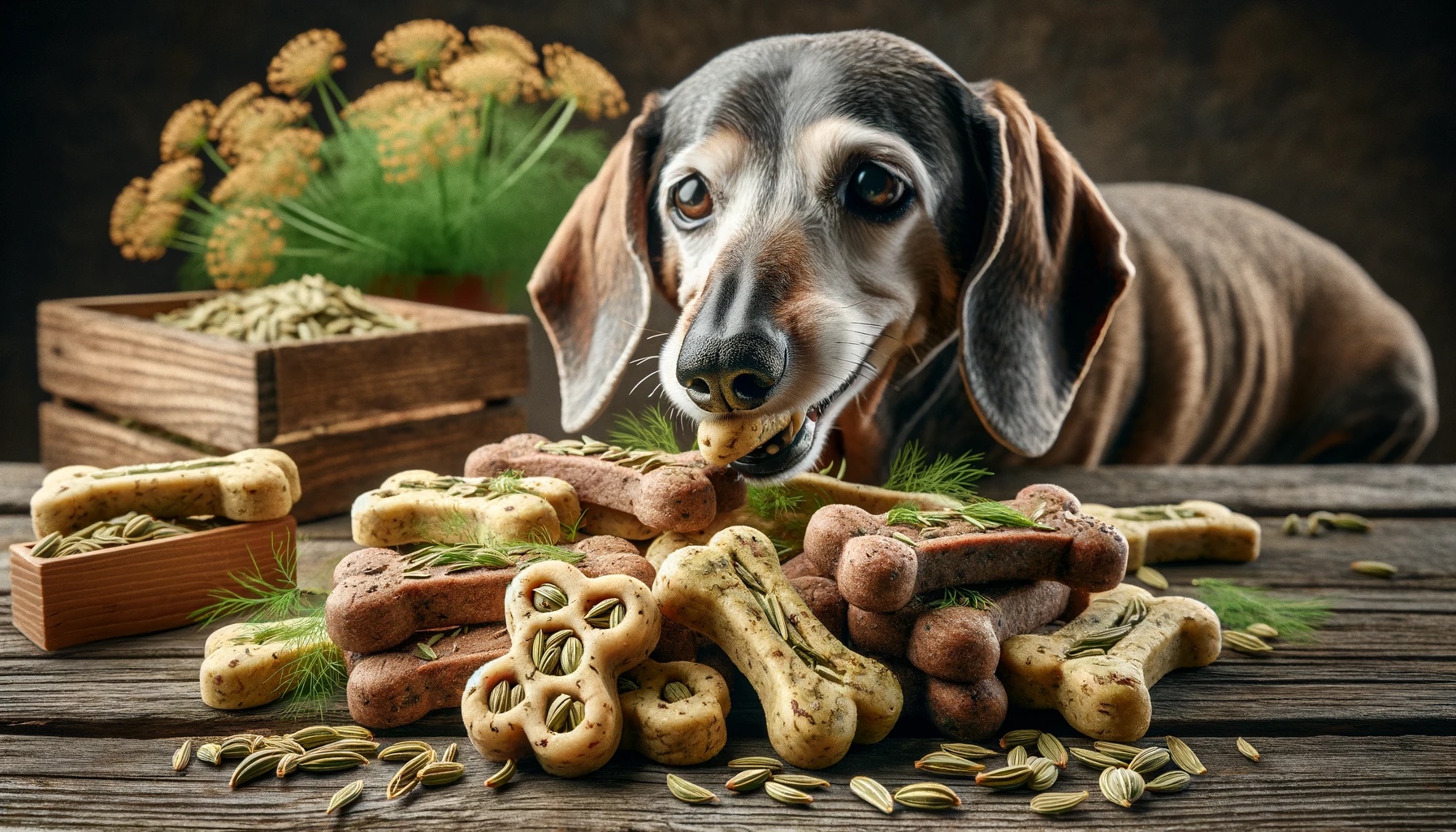 Homemade Dog Treats with Fennel Seeds: A Relief for Gassy Old Dogs